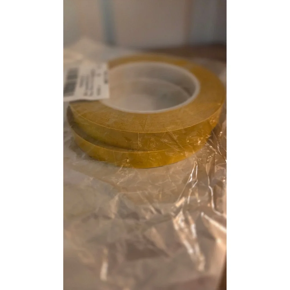 2 Pack Ultra Thin Double Sided Tape 15mm x 50m Transparent Adhesive DIY Crafts